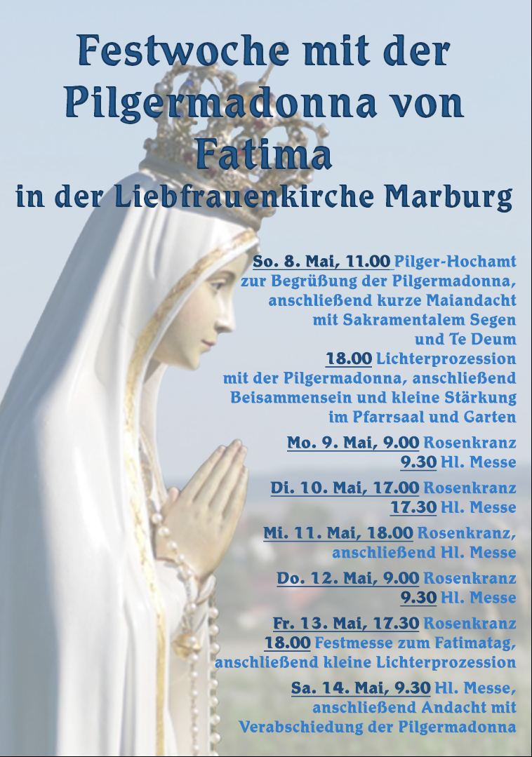 Liebfrauen Marburg - tydzień modlitw z Matką Bożą Fatimską